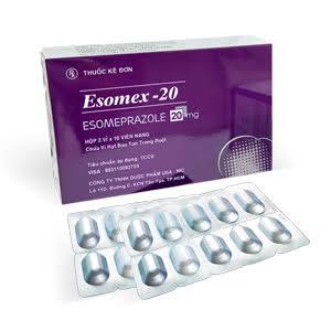 Thuốc Esomex-20 điều trị trào ngược dạ dày